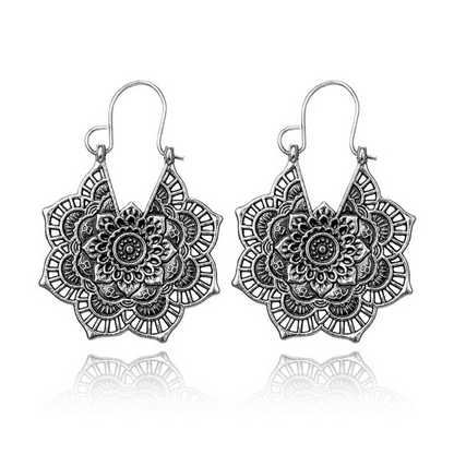 Lotus Mandala Earrings | Aria