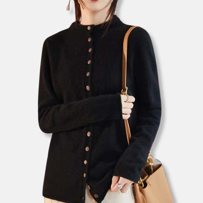 Sofia Wool Two-Piece Set | Relaxed Fit Collared Cardigan Set