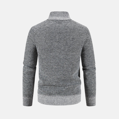 Benjamin Hybrid Jacket | Slim Fit Quilted Zip Front Jacket