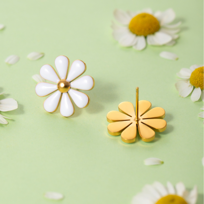 Petal Glow Studs - Eliana