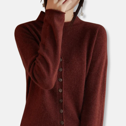 Sofia Wool Two-Piece Set | Relaxed Fit Collared Cardigan Set