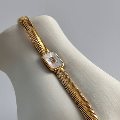 Retro Mirror Shell Square Brand Bracelets