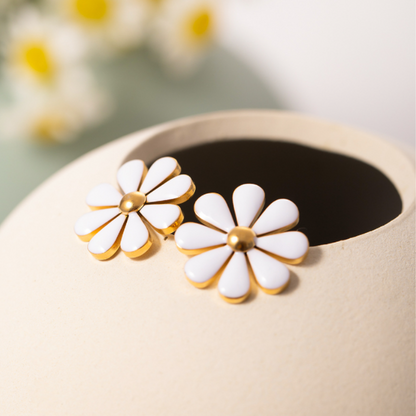 Petal Glow Studs - Eliana