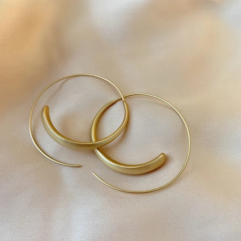 Spiral Hoop Earrings - Celestina