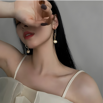 Twisted Pearl Drop Earrings - Marcelline