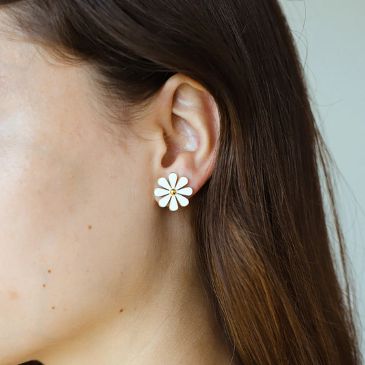 Petal Glow Studs - Eliana