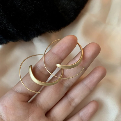 Spiral Hoop Earrings - Celestina