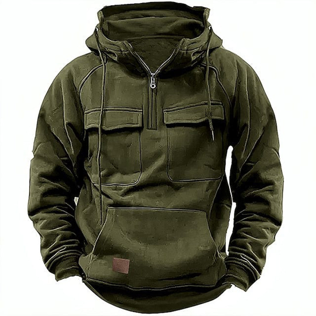 James Fleece Anorak Hoodie | Relaxed Fit Hooded Hoodie