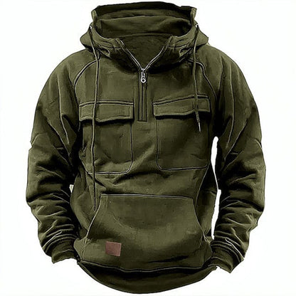 James Fleece Anorak Hoodie | Relaxed Fit Hooded Hoodie