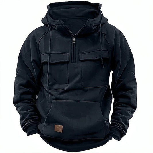 James Fleece Anorak Hoodie | Relaxed Fit Hooded Hoodie