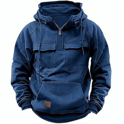 James Fleece Anorak Hoodie | Relaxed Fit Hooded Hoodie