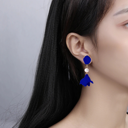Gold Drop Earrings - Serena