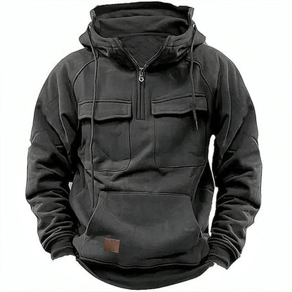 James Fleece Anorak Hoodie | Relaxed Fit Hooded Hoodie