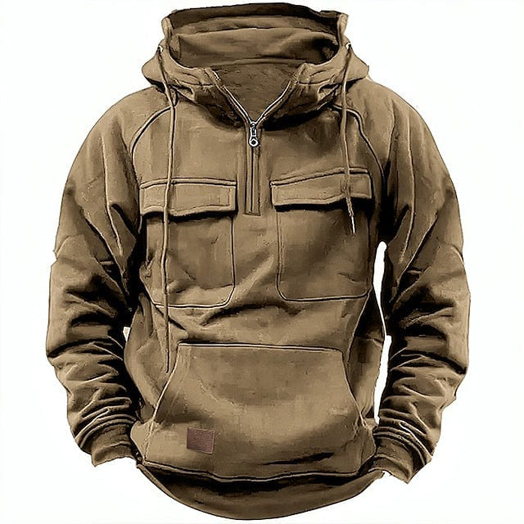 James Fleece Anorak Hoodie | Relaxed Fit Hooded Hoodie