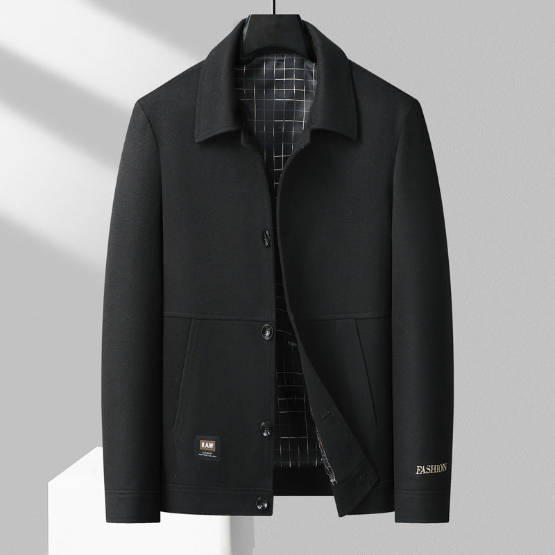 Alfie Wool Structured Fit Blazer | Spread Collar Patch Pocket Blazer