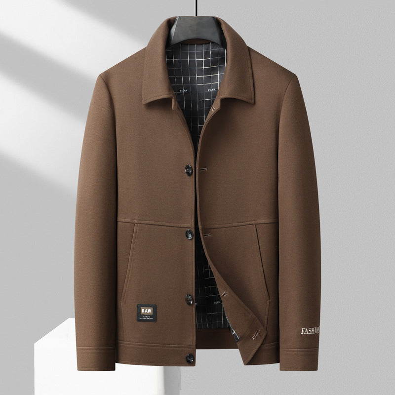 Alfie Wool Structured Fit Blazer | Spread Collar Patch Pocket Blazer