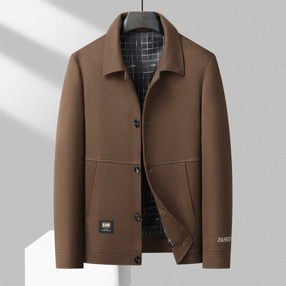Alfie Wool Structured Fit Blazer | Spread Collar Patch Pocket Blazer