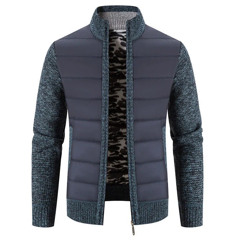 Theodore Wool Jacket | Slim Fit Stand Collar Jacket