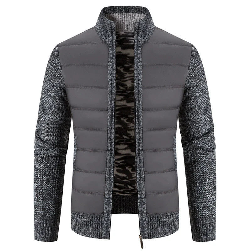 Theodore Wool Jacket | Slim Fit Stand Collar Jacket