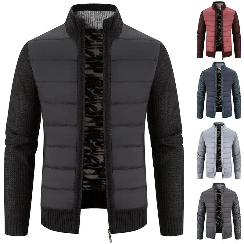 Theodore Wool Jacket | Slim Fit Stand Collar Jacket