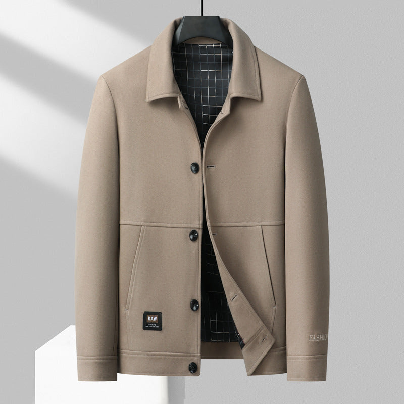Alfie Wool Structured Fit Blazer | Spread Collar Patch Pocket Blazer