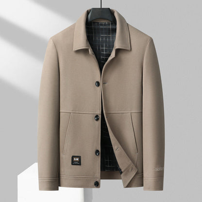 Alfie Wool Structured Fit Blazer | Spread Collar Patch Pocket Blazer