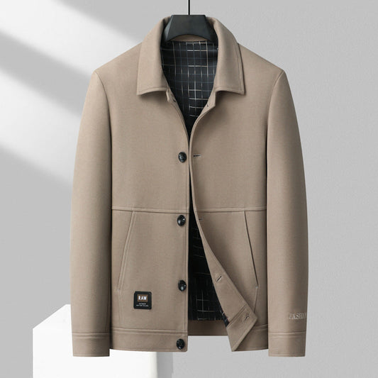 Alfie Wool Structured Fit Blazer | Spread Collar Patch Pocket Blazer