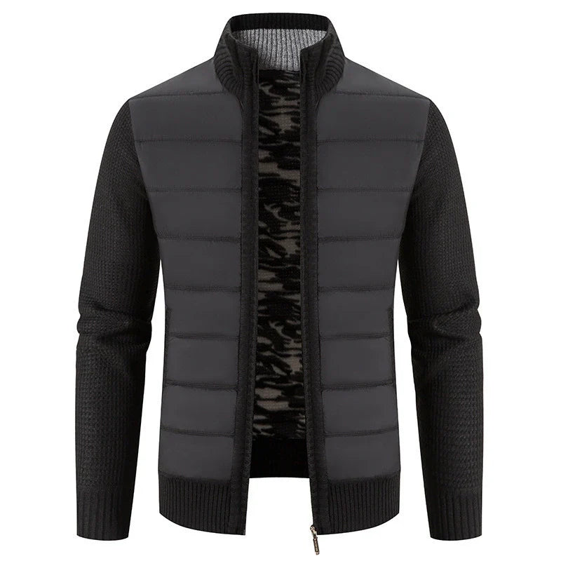 Theodore Wool Jacket | Slim Fit Stand Collar Jacket