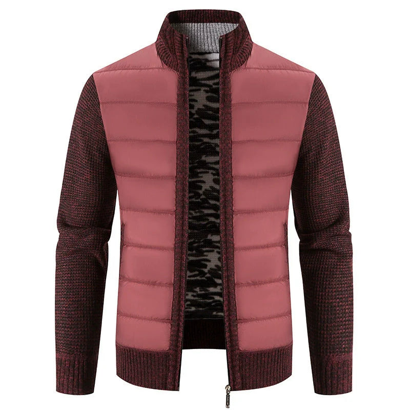 Theodore Wool Jacket | Slim Fit Stand Collar Jacket
