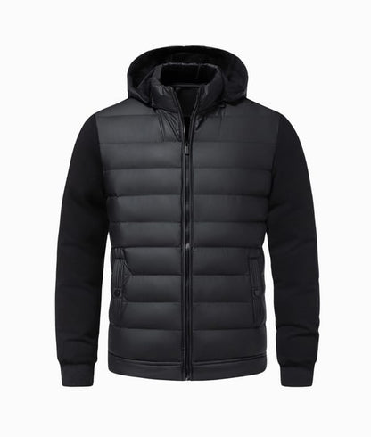 James Nylon Puffer Jacket | Slim Fit Hooded Jacket