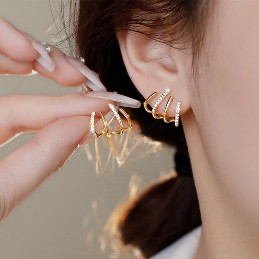 Geometric Clip-On Earrings – Liora