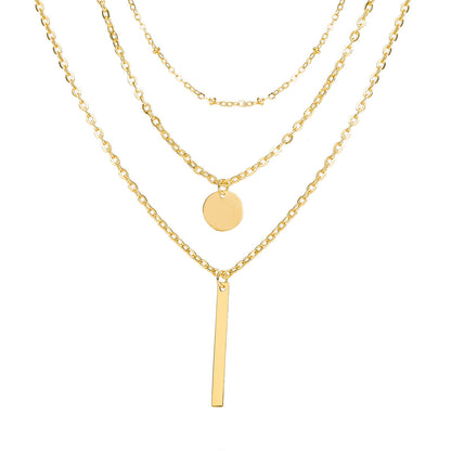 Three-Piece Gold Necklace - Vivienne