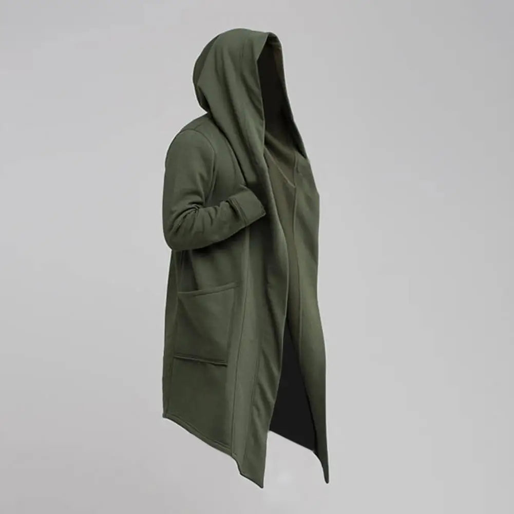 Theodore Wool Hooded Cardigan | Relaxed Fit Asymmetrical Cardigan