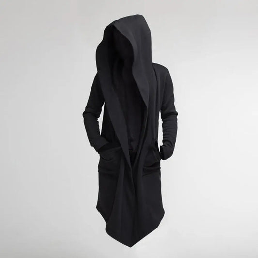 Theodore Wool Hooded Cardigan | Relaxed Fit Asymmetrical Cardigan