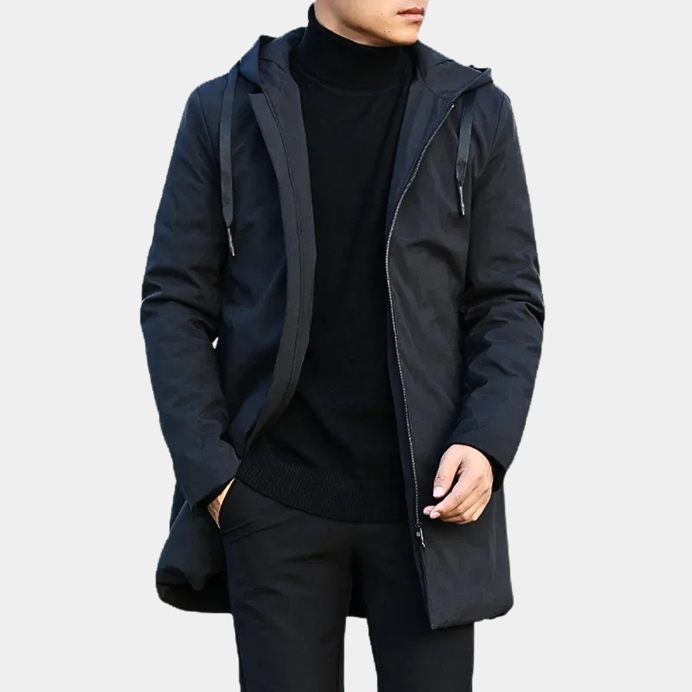 Theodore Hooded Coat | Relaxed Fit Casual Coat