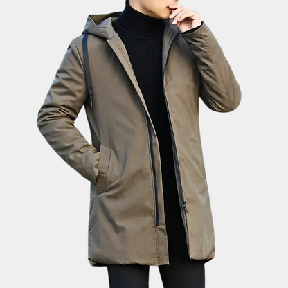 Theodore Hooded Coat | Relaxed Fit Casual Coat