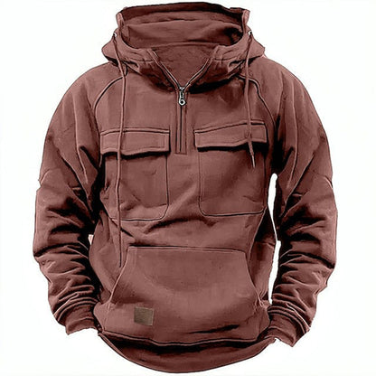 James Fleece Anorak Hoodie | Relaxed Fit Hooded Hoodie