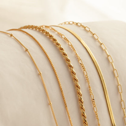 Chain bracelets - Minimalist layered bracelets