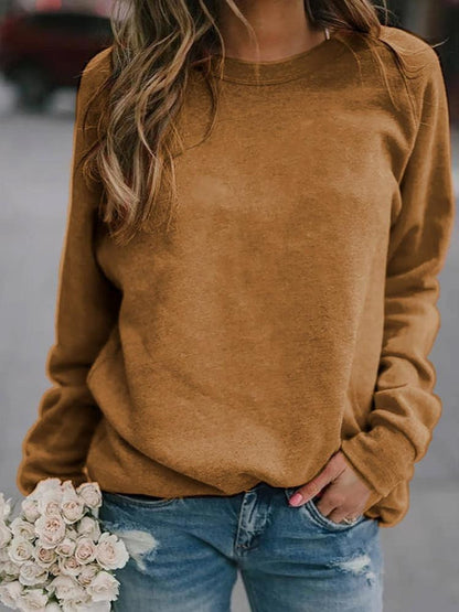 Harriet Fleece Crewneck Sweatshirt | Relaxed Fit Casual Sweatshirt