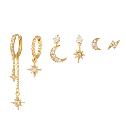 Dangling Starlight Earrings - Demitra