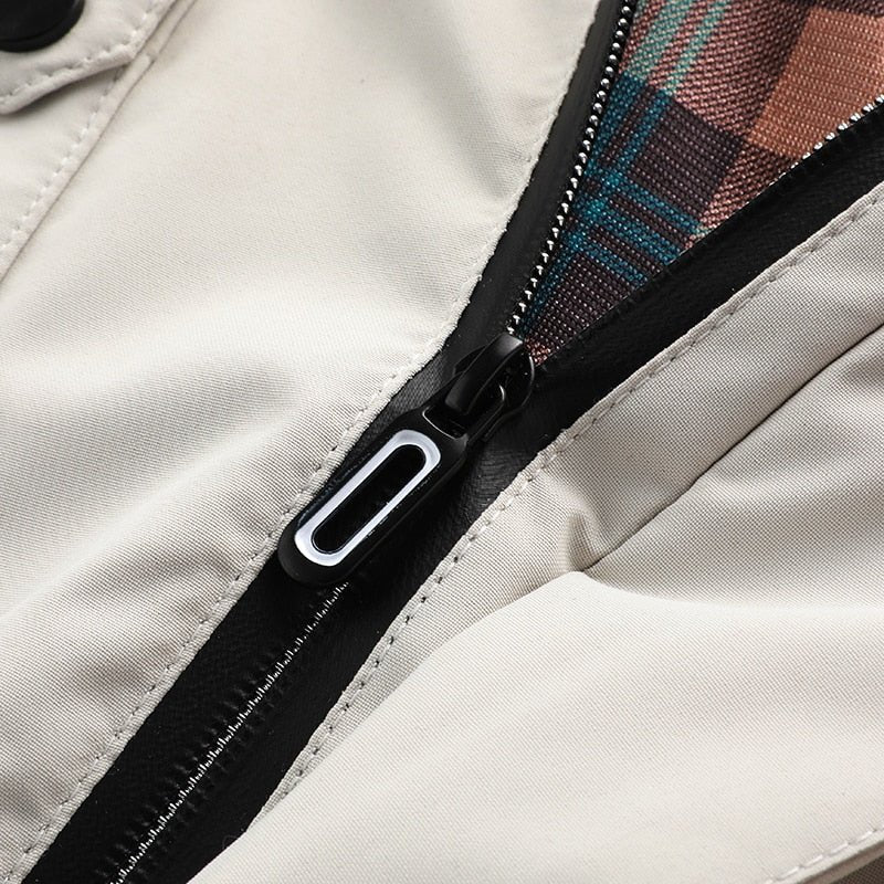 Theodore Nylon Utility Jacket | Hooded Multi-Pocket Jacket