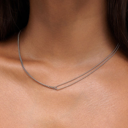 Silver Dainty Choker